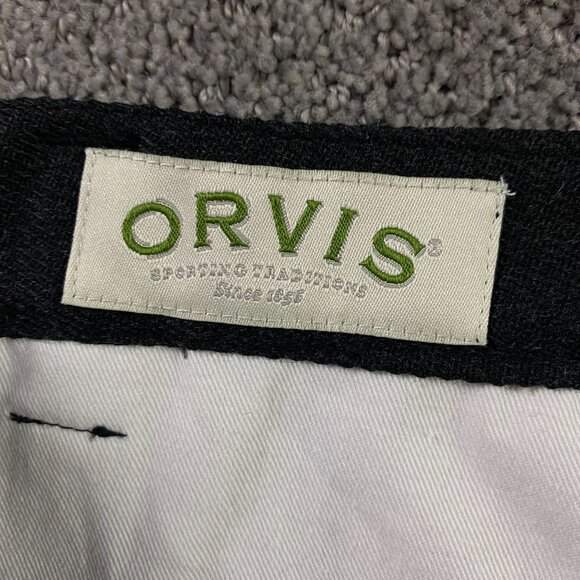 NWT Orvis Washable Wool Twill Pants Men's Size 40 Cotton Charcoal - Picture 6 of 12
